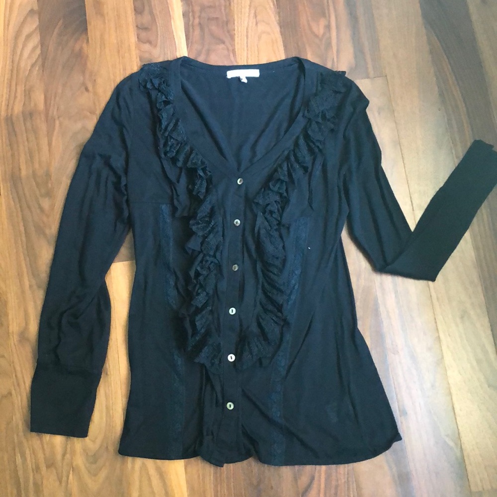 Black Long Sleeve Top